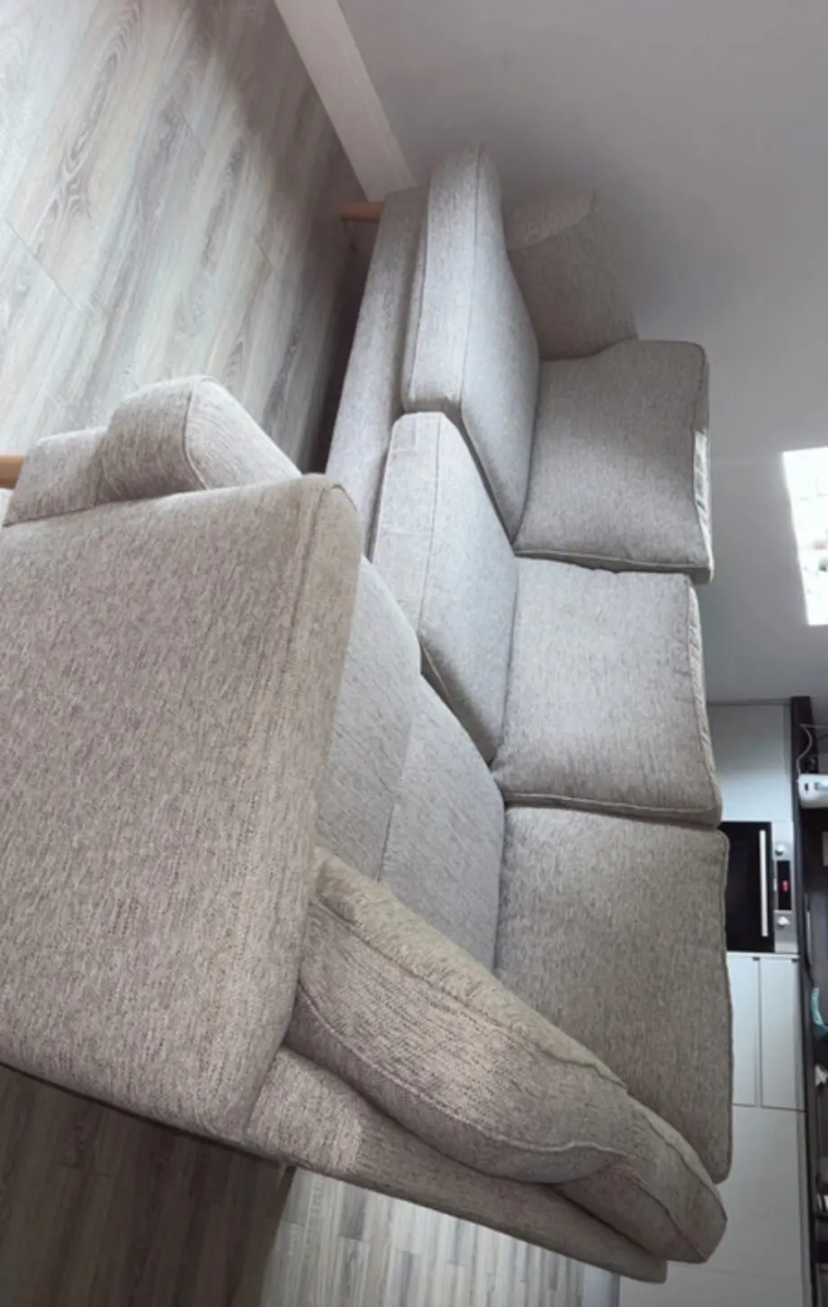 Grey 4 seat sofa