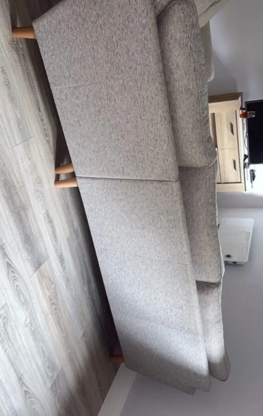 Grey 4 seat sofa