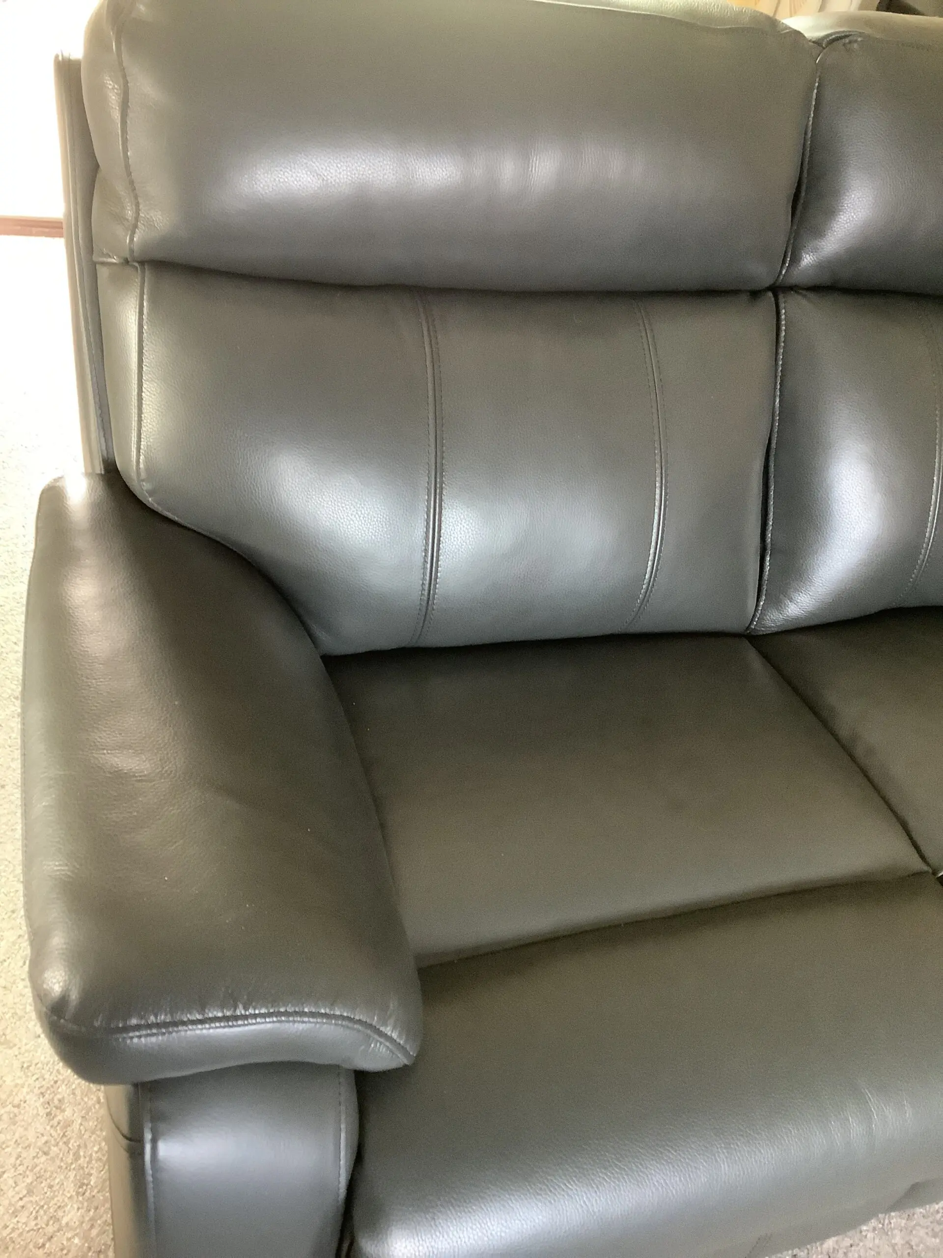 DFS genuine leather suite only 2 years old