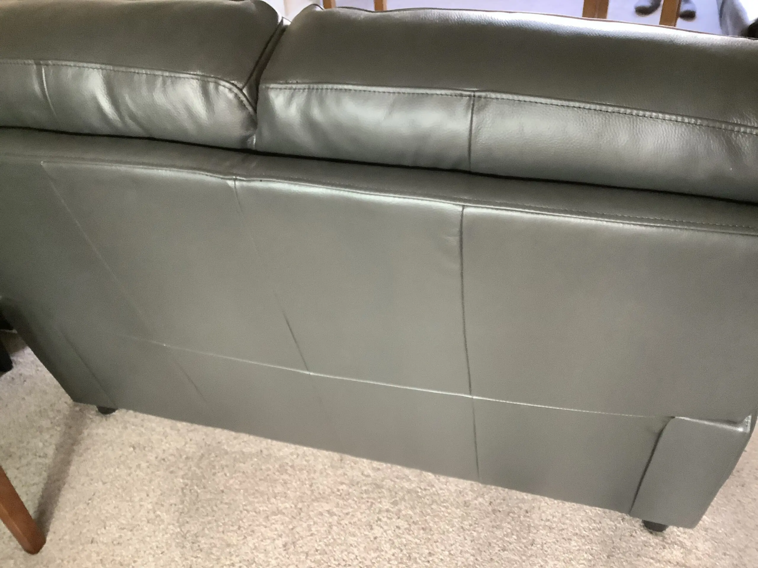 DFS genuine leather suite only 2 years old