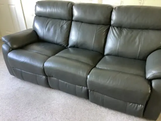 DFS genuine leather suite only 2 years old