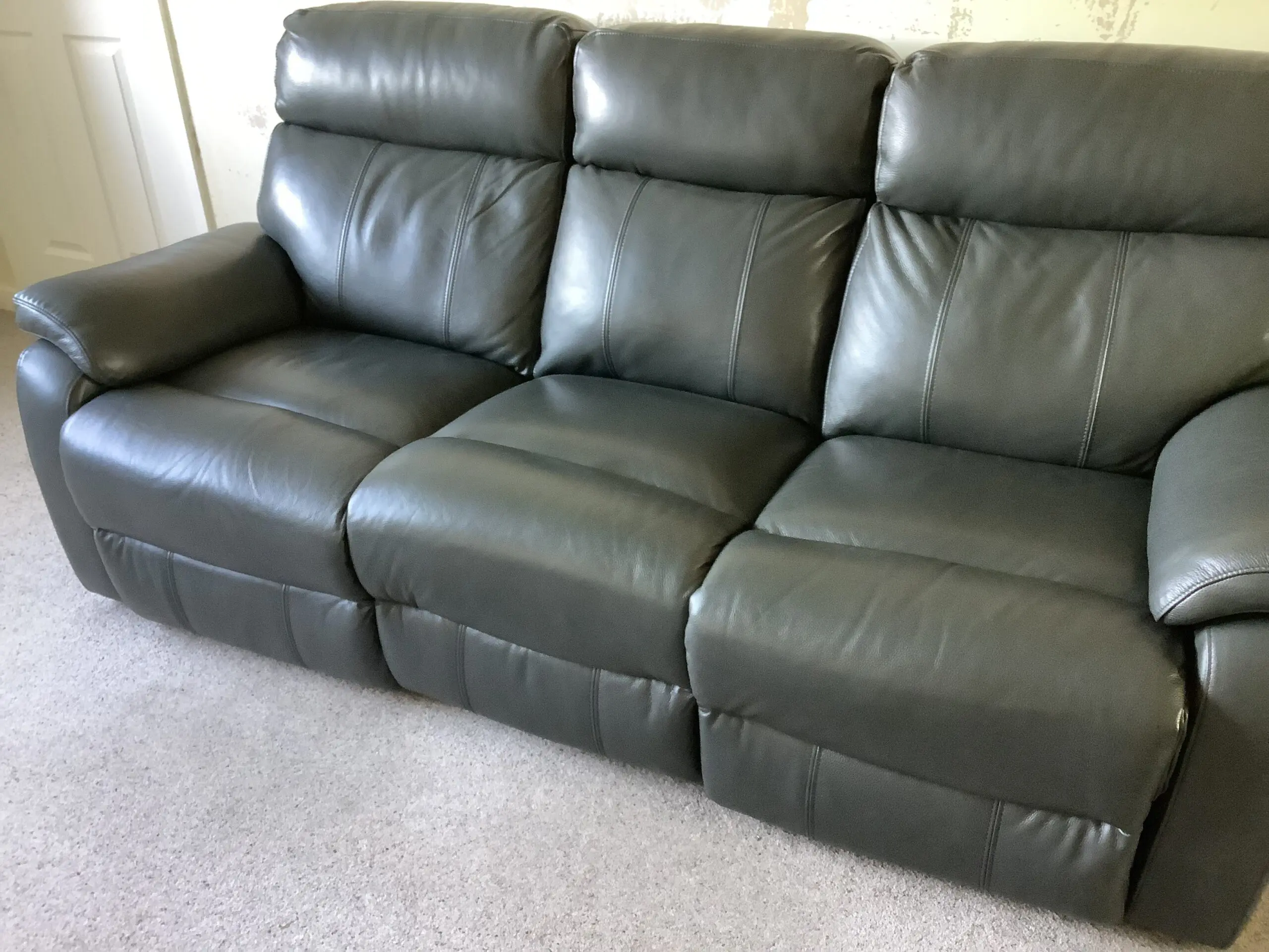 DFS genuine leather suite only 2 years old