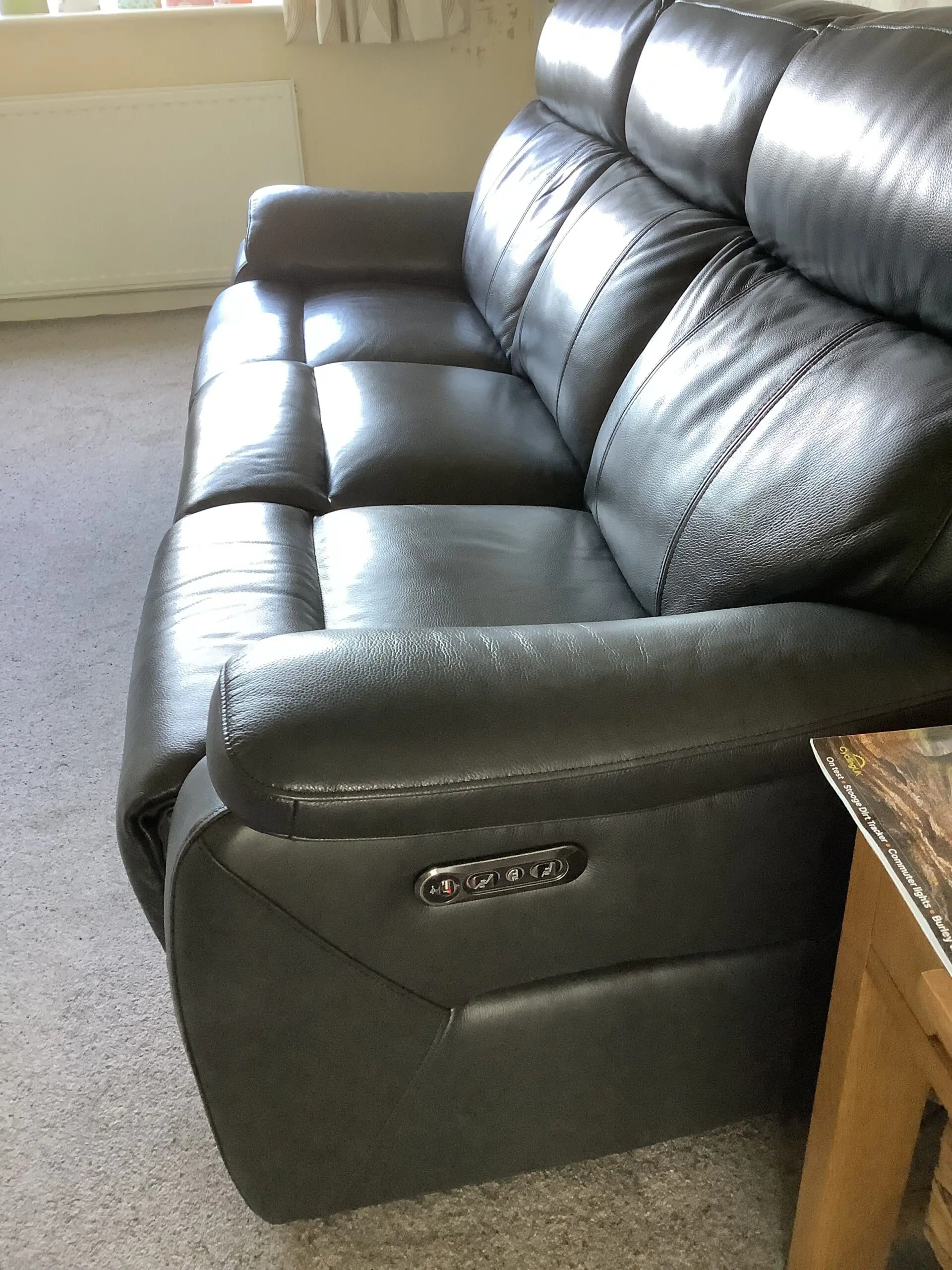 DFS genuine leather suite only 2 years old