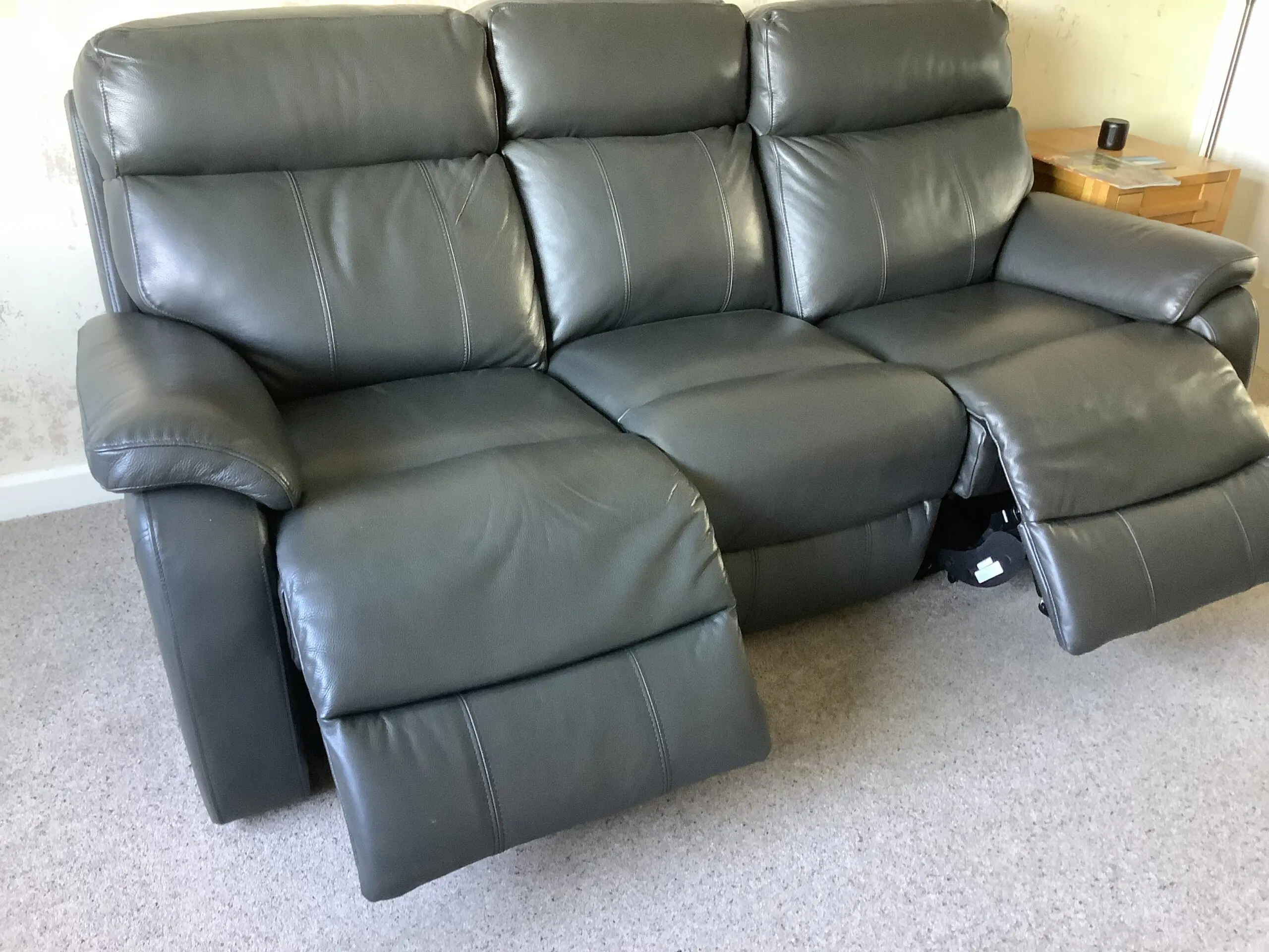 DFS genuine leather suite only 2 years old