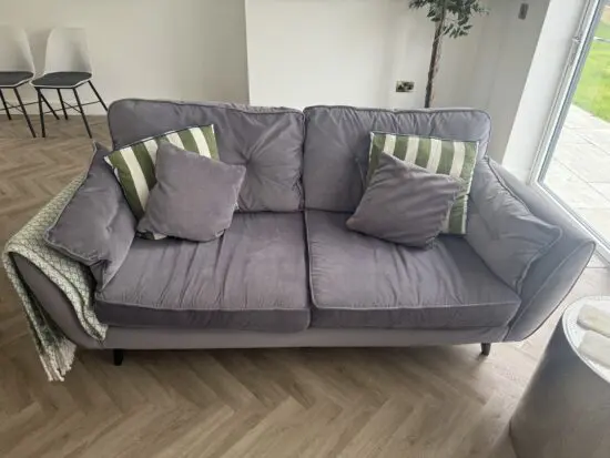DFS GREY French connection sofa