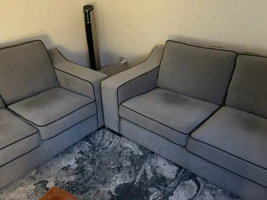 Alstons 2 seated sofas set in grey