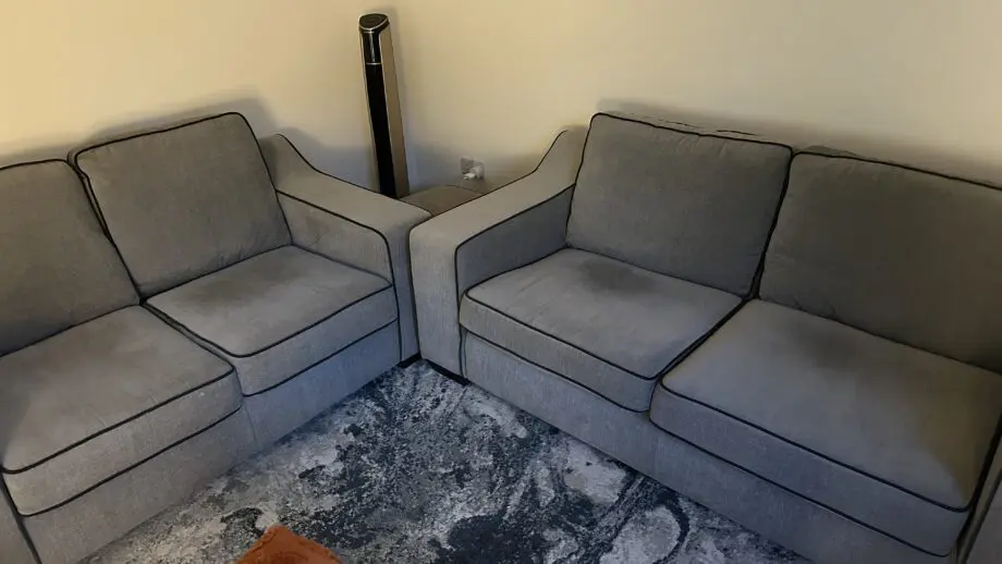Alstons 2 seated sofas set in grey