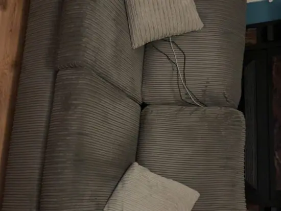 SCS GREY ROSS 3 SEATER SOFA