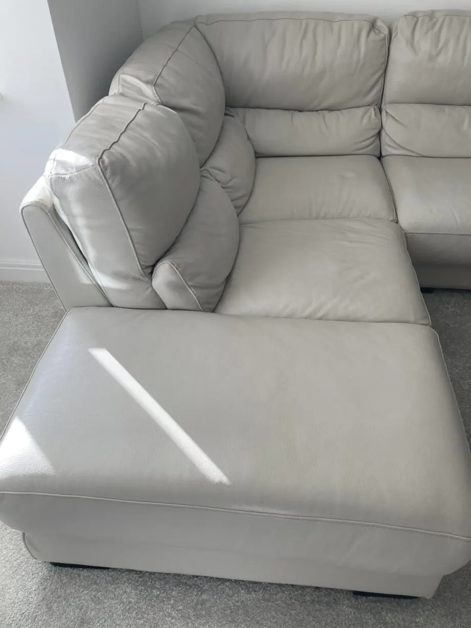 Sofology stone corner sofa and storage foot stool