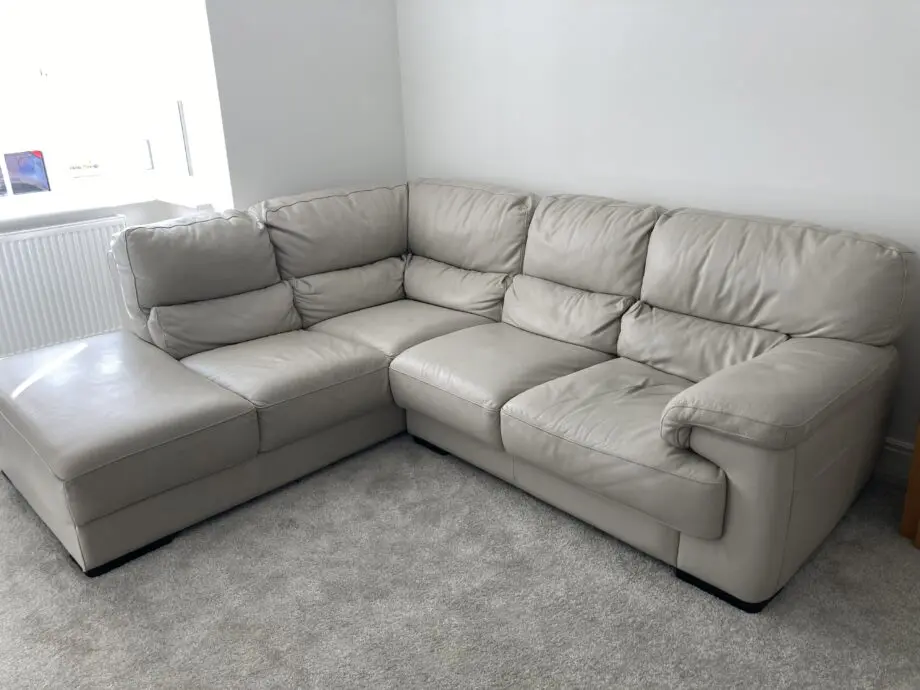 Sofology stone corner sofa and storage foot stool