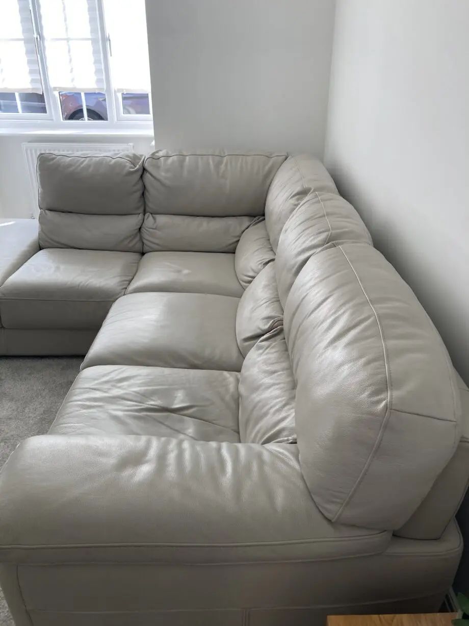 Sofology stone corner sofa and storage foot stool