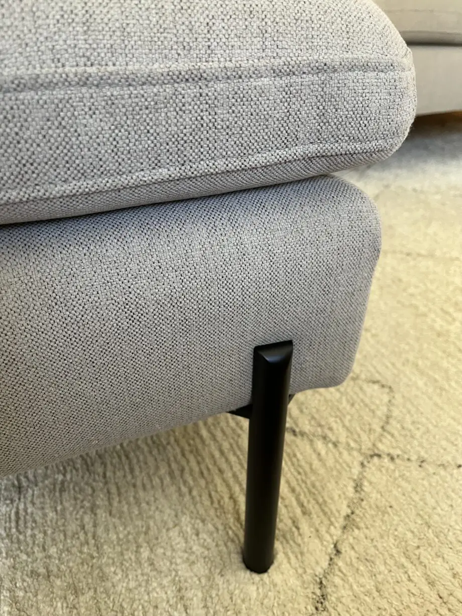 Zarina grey corner sofa