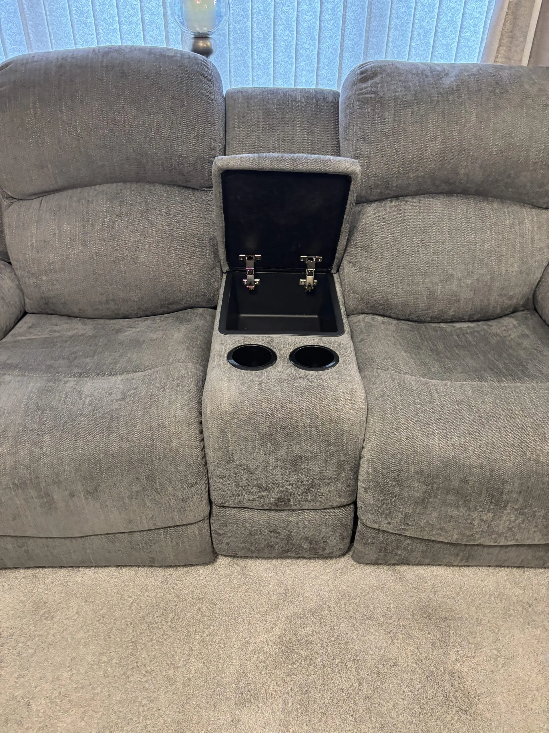 La-Z-boy 2 seater recliner with centre consul & 3 seater sofa