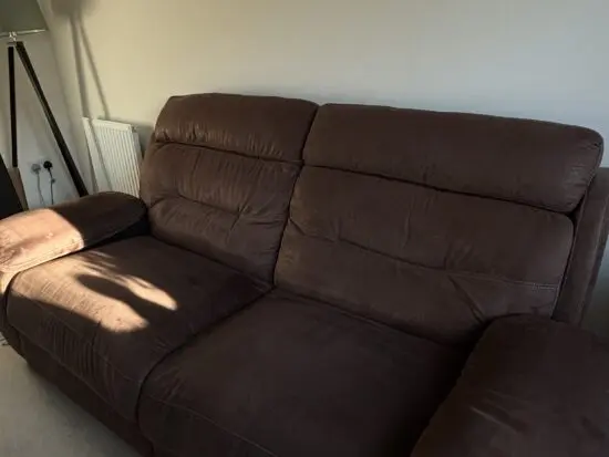 Brown 2 Seater Sofa