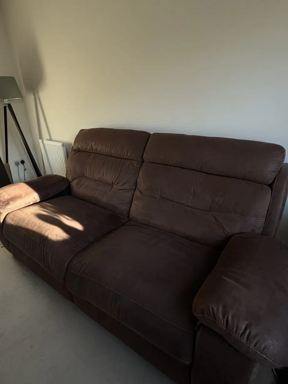 Brown 2 Seater Sofa