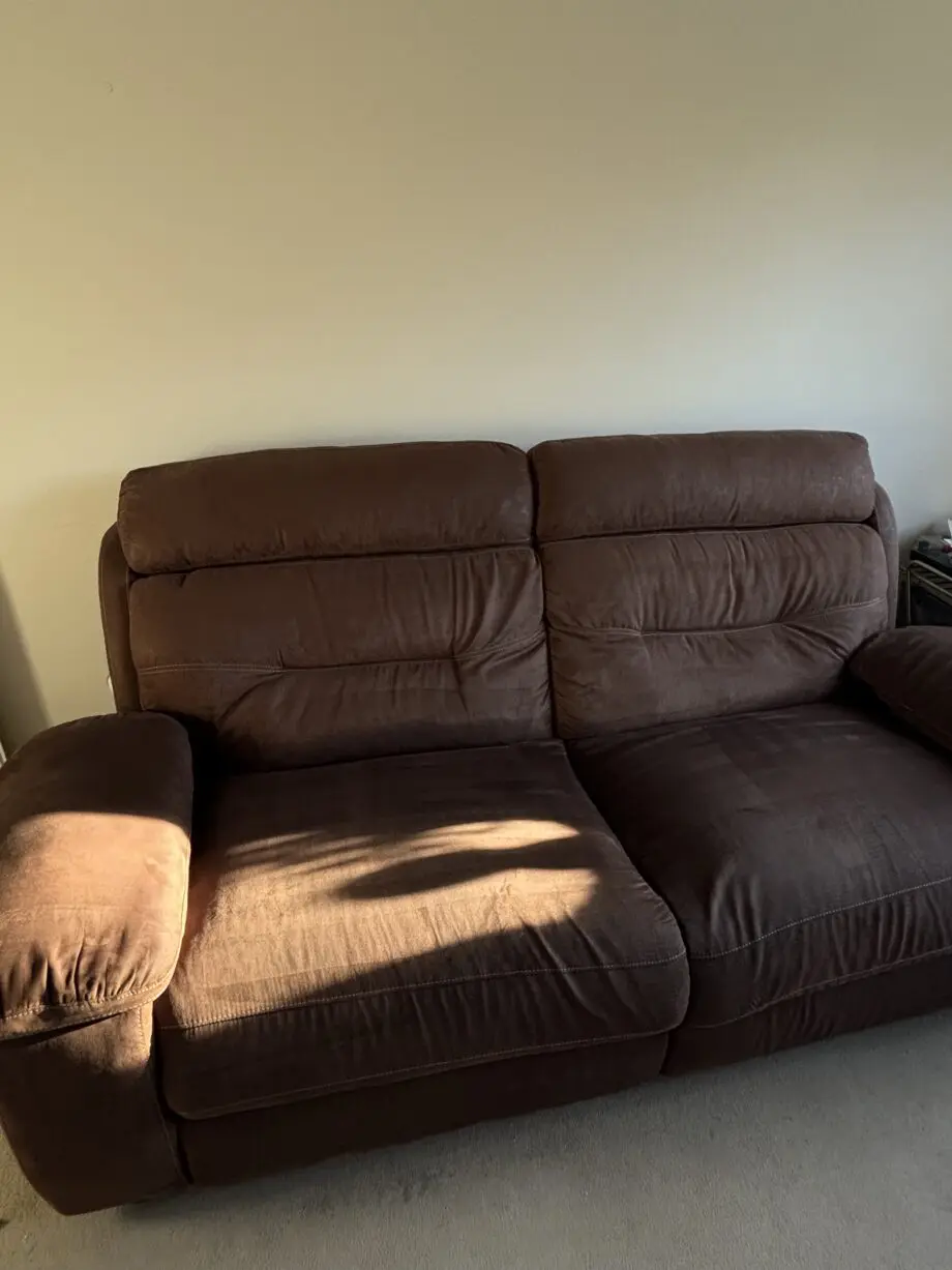 Brown 2 Seater Sofa