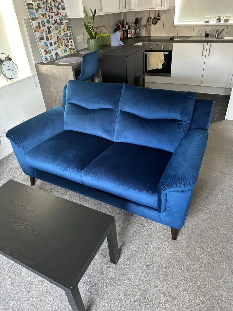 DFS 2 seater Velvet sofa