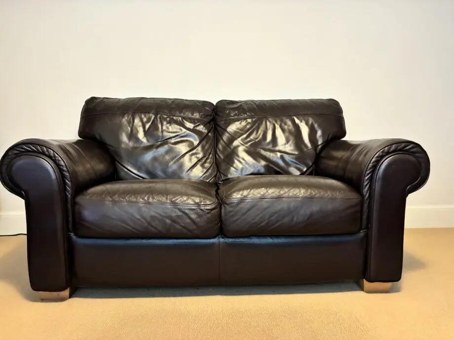 Dark Brown Leather Suite