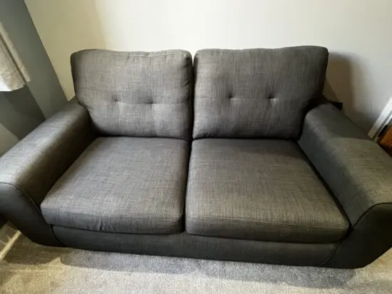 DFS Stylish & Comfy Grey Sofa – Pet/Smoke Free