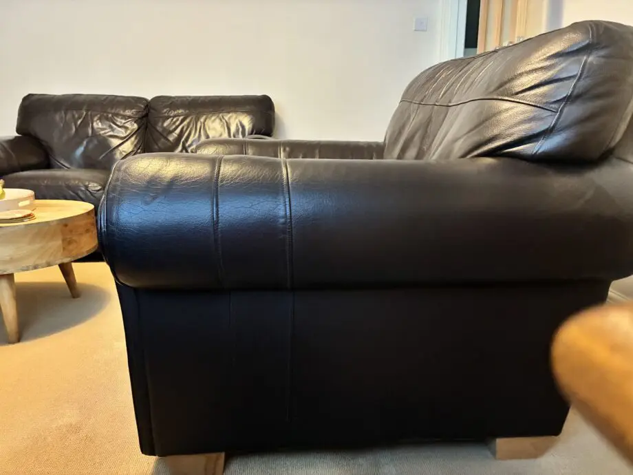 Dark Brown Leather Suite