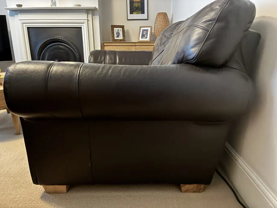 Dark Brown Leather Suite