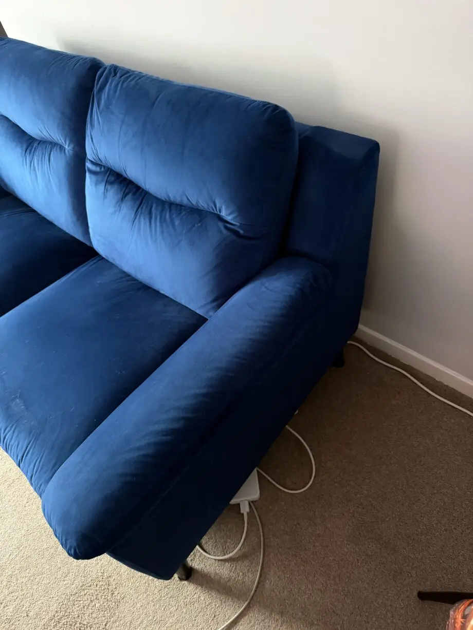 DFS 2 seater Velvet sofa