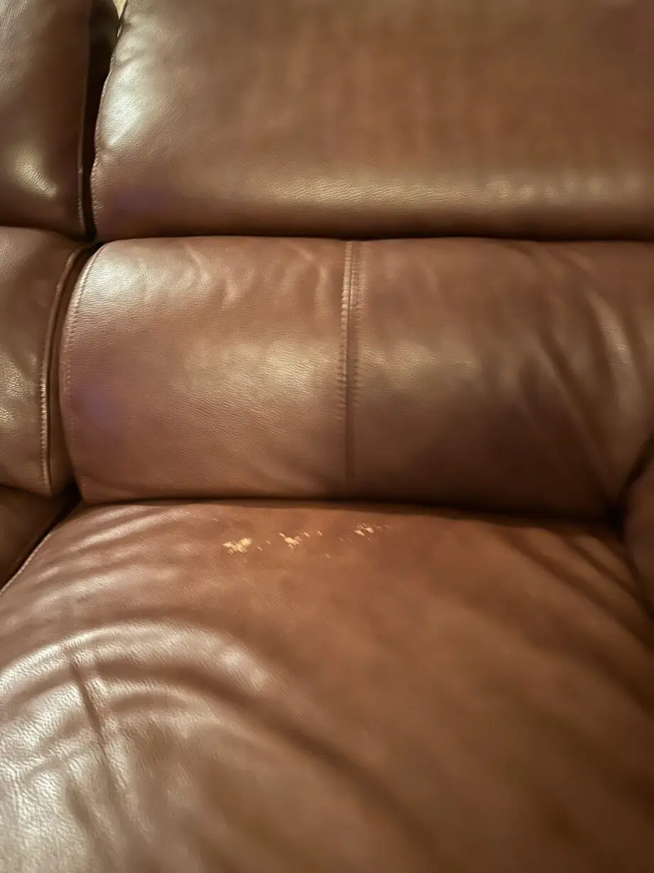 Cousins Brown Real Leather Left Hand Corner Sofa