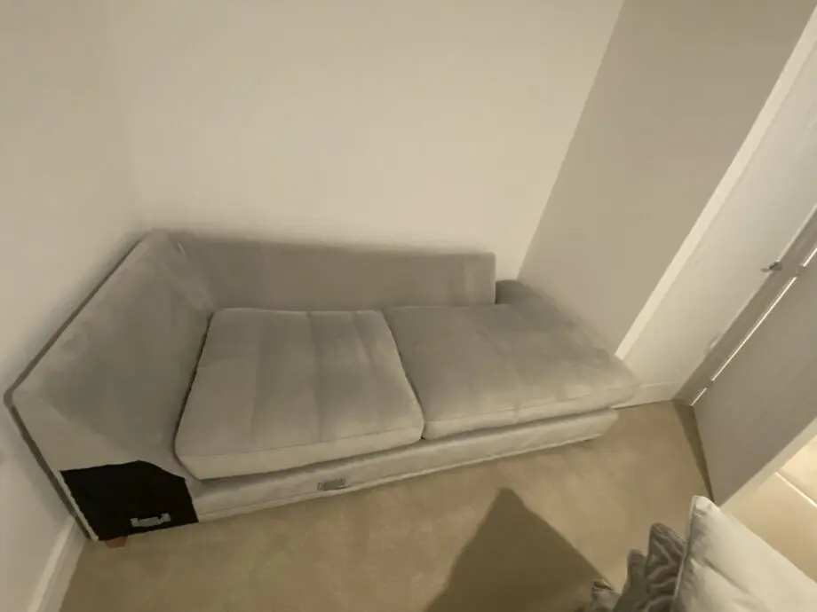 DFS Emelia Pillow Back Left Hand Facing Arm 3 Seat Corner Sofa