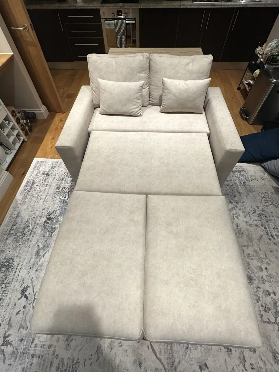 Light / Neutral 2-seat custom sofabed