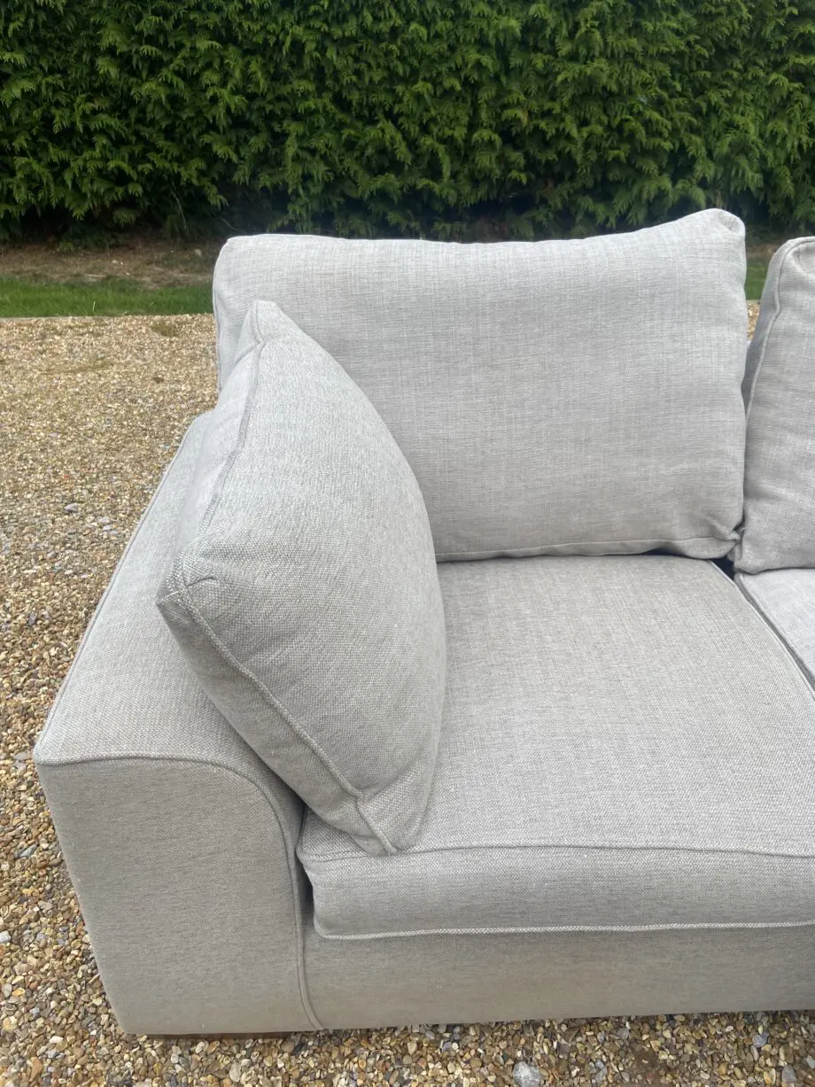 John Lewis grey sofa