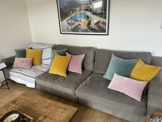 The Lounge Co Grey Imogen Modular sofa