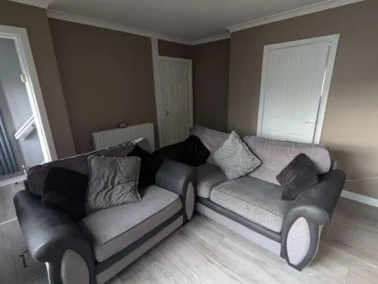 SCS Kadie Fabric Sofa Set - 3 seater sofa + 2 seater love seat