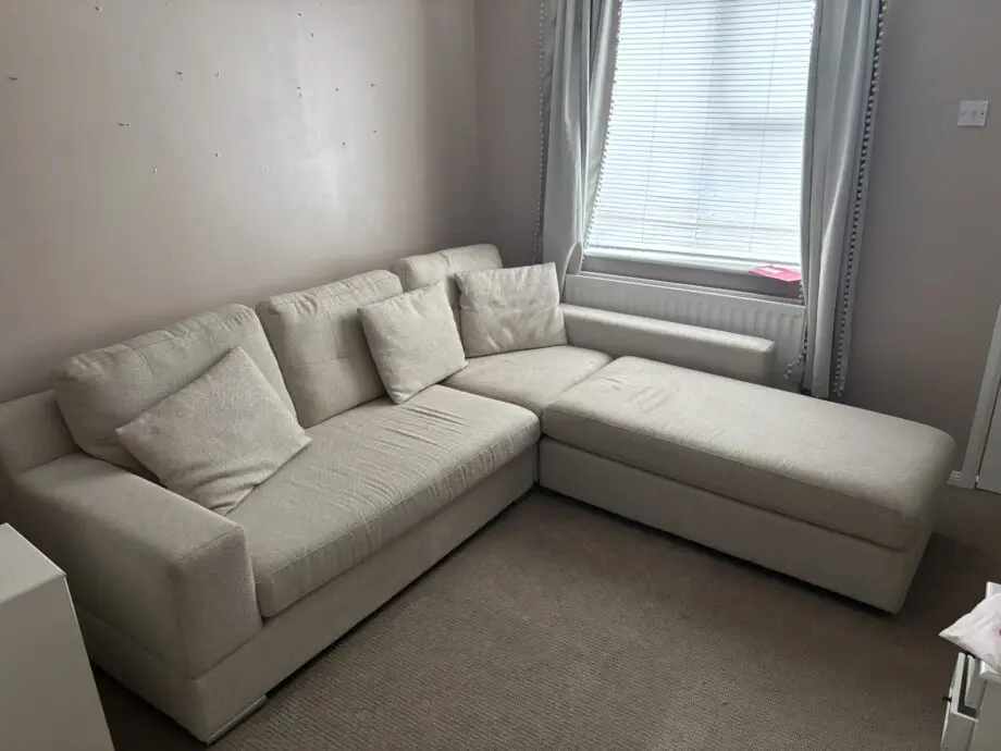 DFS Spinn Right Hand Facing Swivel 3 Piece Corner/Sofa bed