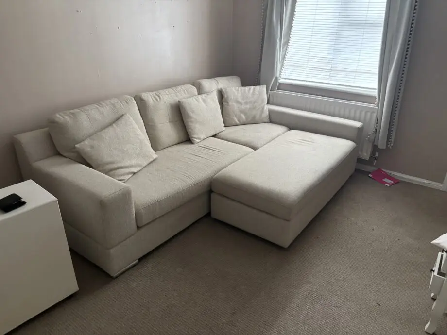 DFS Spinn Right Hand Facing Swivel 3 Piece Corner/Sofa bed