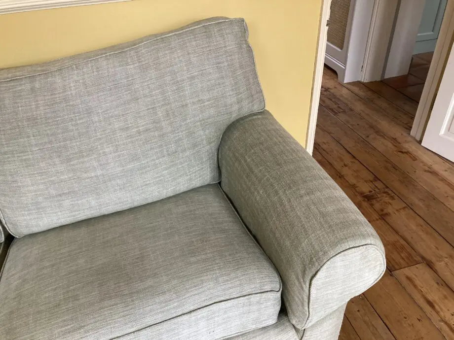 Green linen Multiyork Sofabed