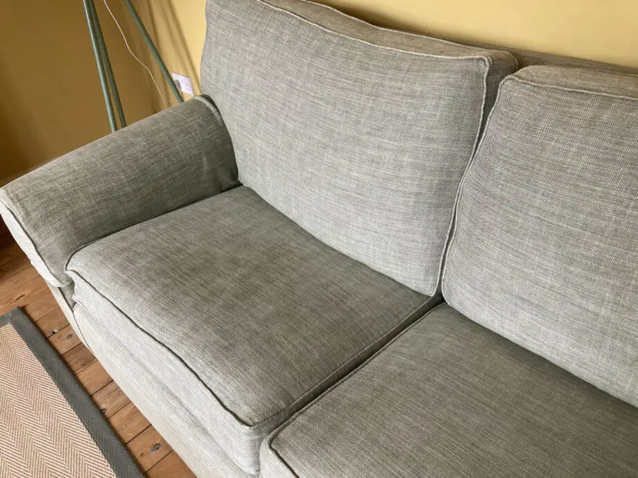Green linen Multiyork Sofabed