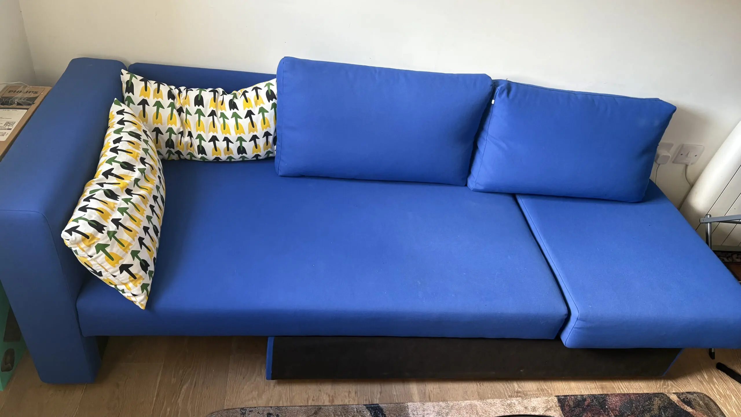 IKEA blue sofa cum bed