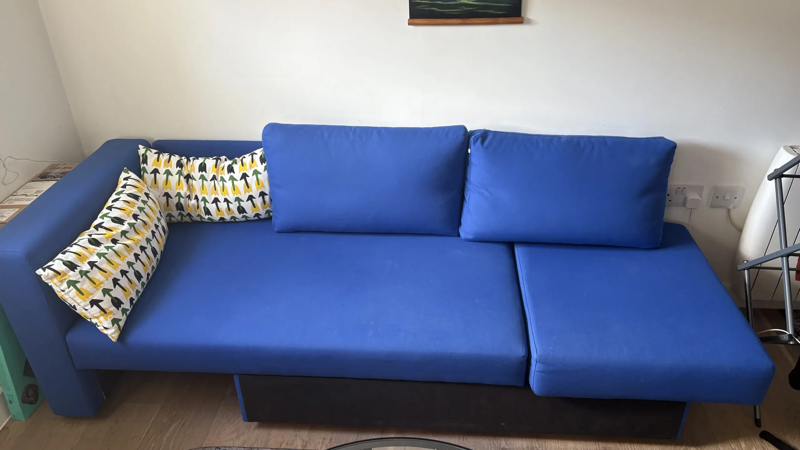 IKEA blue sofa cum bed