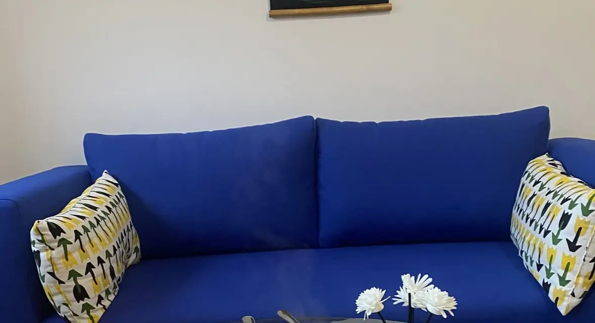 IKEA blue sofa cum bed