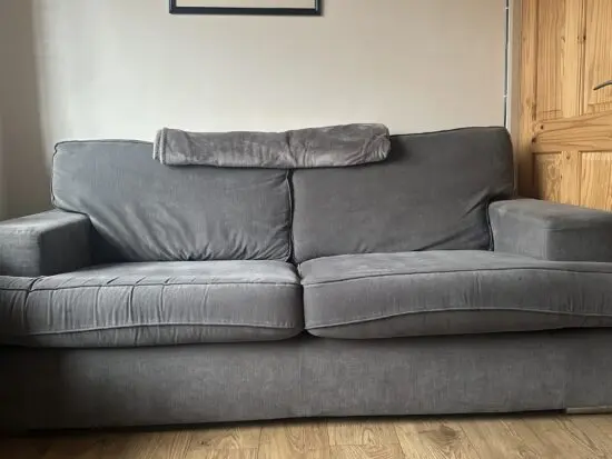 DFS GREY FABRIC SOFA SET