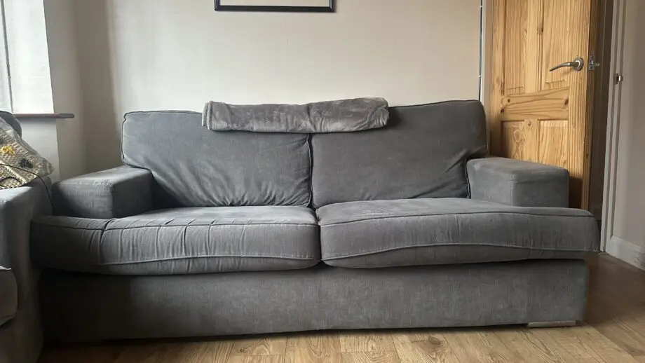 DFS GREY FABRIC SOFA SET