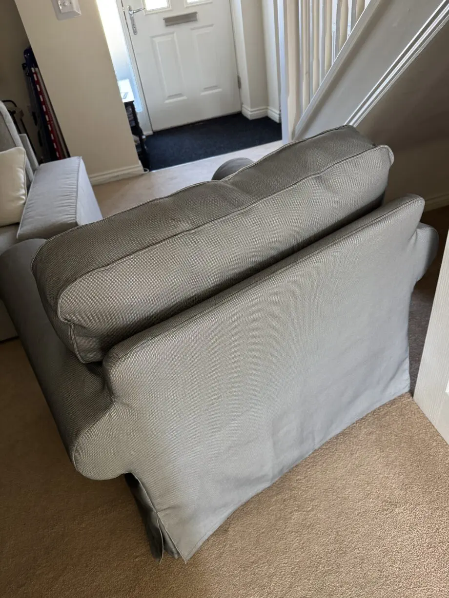 Grey armchair