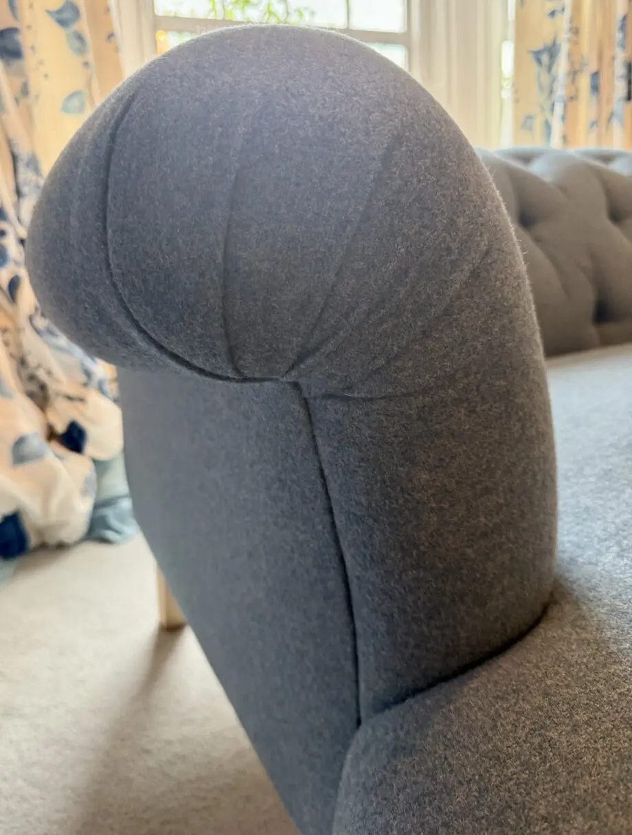 Loaf, 2-seater Dixie Sofa in sherbet blue wool