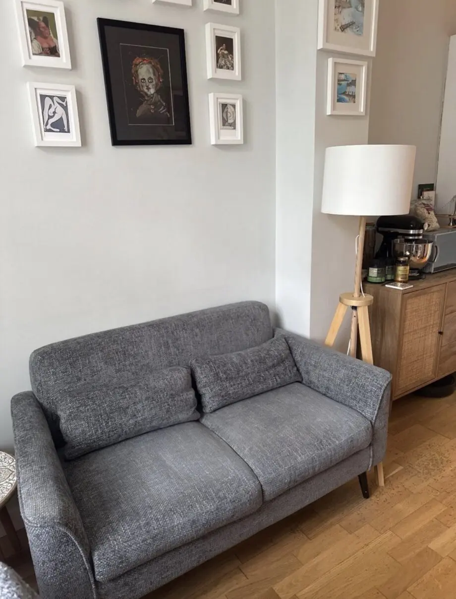 Next grey 2 Seated sofa