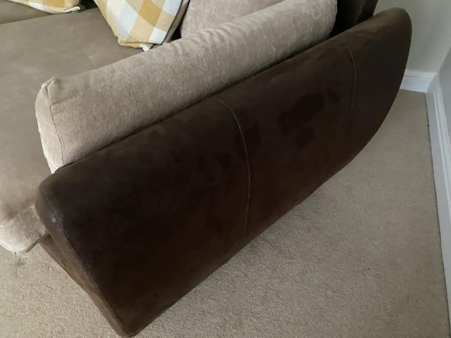 Brushed Leather Frame and textile padding