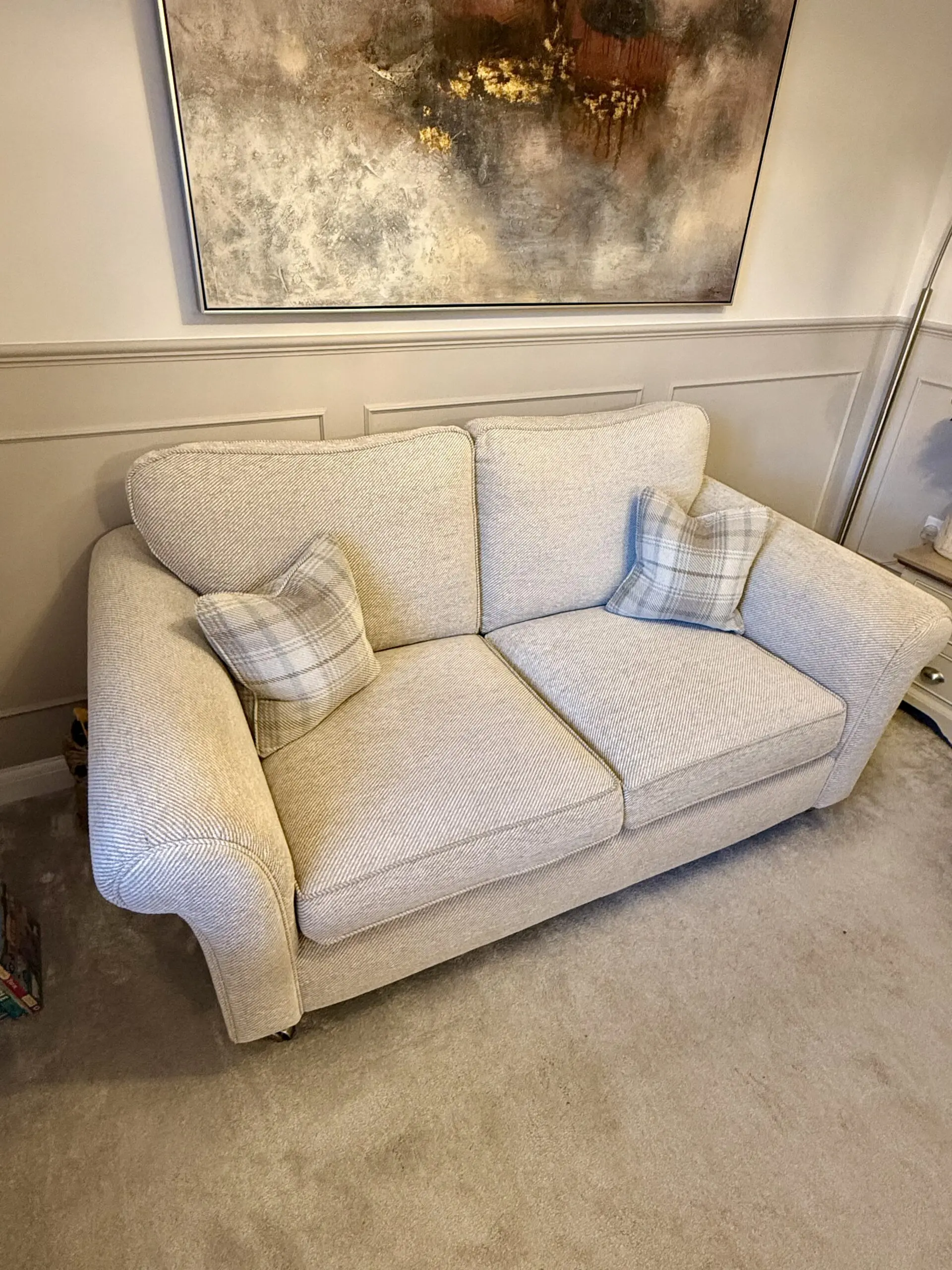 DFS Morland Country Living 3 piece sofa suite in Plain fabric RRP £3979