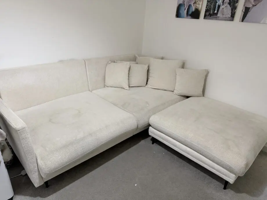 Cream sofa