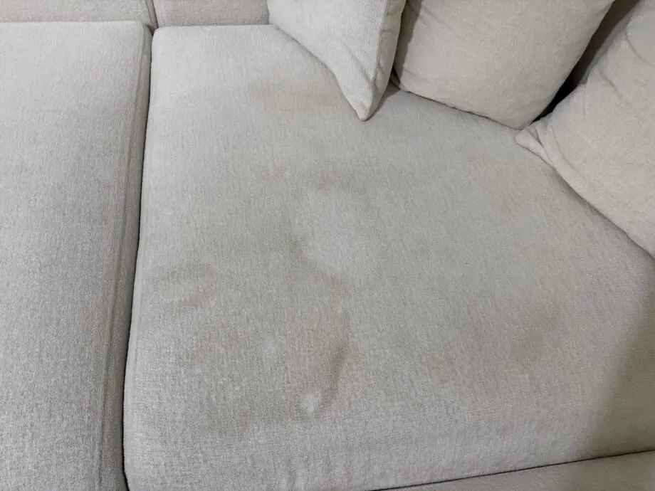 Cream sofa