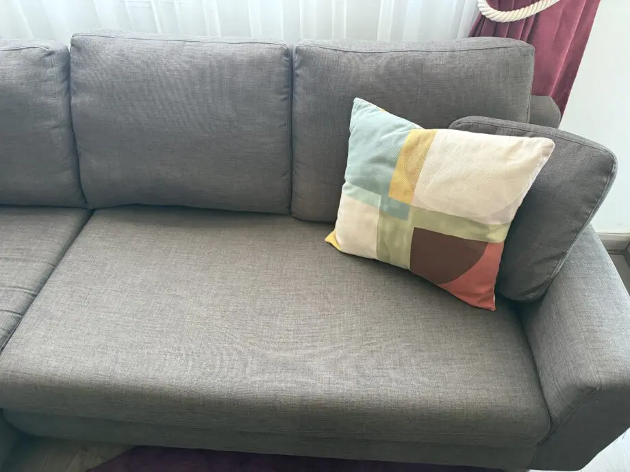 dwell grey Ankara chaise corner sofa