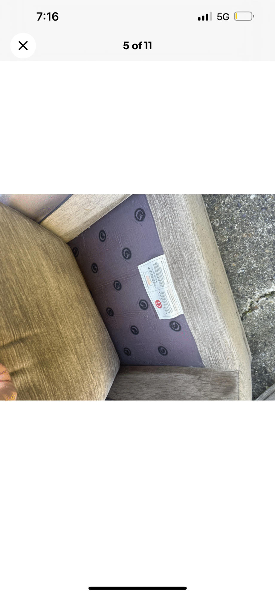 G plan seater sofa and 2 armchairs